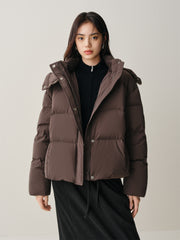 Women's Short Water-Repellent Puffer Jacket