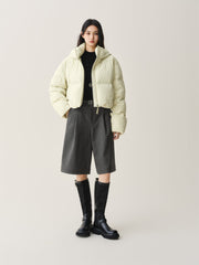 Women's Cropped Water-Repellent Puffer Jacket