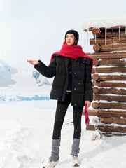 Women's Water-Repellent Hooded Puffer Jacket