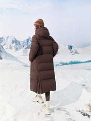 Women's Extra-Long Water-Repellent Puffer Coat