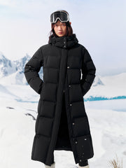 Women's Extra-Long Water-Repellent Puffer Coat