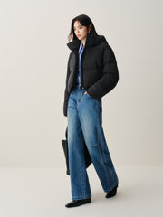 Women's Cropped Water-Repellent Puffer Jacket