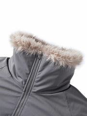 Women's Thermal Down Parka with Fur Collar