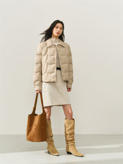 Women's Lightweight Down Shirt Jacket