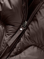 Women's Curved-Quilted Puffer Jacket