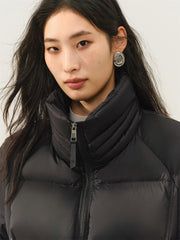 Women's Short Thermal Water-Repellent Puffer Jacket