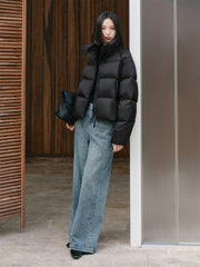 Women's Short Thermal Water-Repellent Puffer Jacket