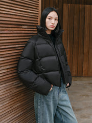 Women's Short Thermal Water-Repellent Puffer Jacket