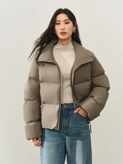 Women's Short Thermal Water-Repellent Puffer Jacket