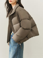 Women's Short Thermal Water-Repellent Puffer Jacket