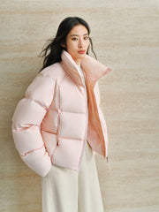 Women's Short Thermal Water-Repellent Puffer Jacket