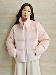 Women's Short Thermal Water-Repellent Puffer Jacket