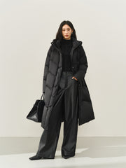 Women's Extra-Long 95% Down-Filled Thermal Coat