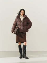 Women's Short 95% Down-Filled Thermal Puffer Jacket