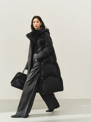 Women's Extra-Long 95% Down-Filled Thermal Coat