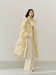 Women's Extra-Long 95% Down-Filled Thermal Coat