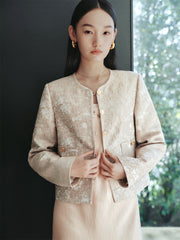 Women's Jacquard Fabric Jacket