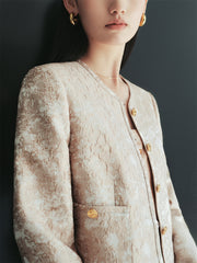 Women's Jacquard Fabric Jacket