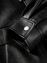 Women's Oversized Padded PU Jacket