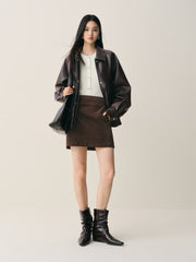 Women's Oversized Padded PU Jacket