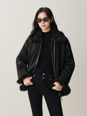 Women's Faux Shearling Oversized Jacket