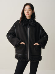 Women's Faux Shearling Oversized Jacket