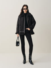 Women's Faux Shearling Oversized Jacket