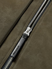 Women's Suede-Touch PU Padded Jacket