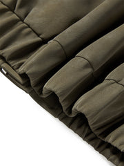 Women's Suede-Touch PU Padded Jacket