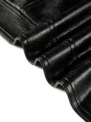 Women's Relaxed PU Moto Jacket