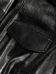 Women's Relaxed PU Moto Jacket