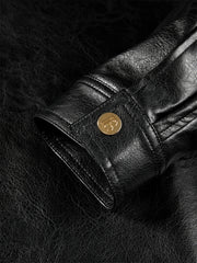 Women's Relaxed PU Moto Jacket