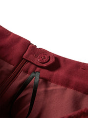 Women's Chenille Plaid A-Line Skirt