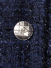 Women's Textured Raw-Edge Tweed Jacket