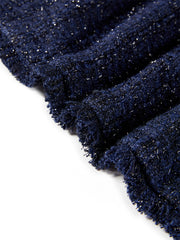 Women's Textured Raw-Edge Tweed Jacket