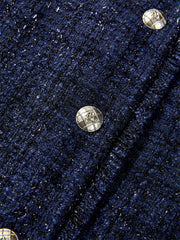 Women's Textured Raw-Edge Tweed Jacket