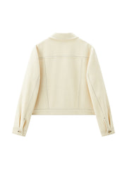 Women's Minimalist Commuter Lapel Jacket