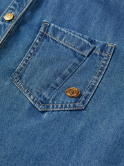 Women's Oversized Cotton Denim Shirt