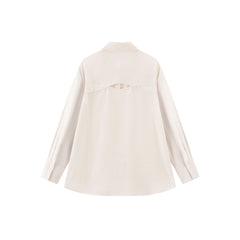Women's Lyocell Blend Loose Fit Long Sleeve Shirt