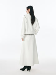 Women's Contrast-Trim Tweed-Inspired Jacket