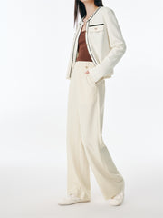 Women's Solid Wide-Leg Pants