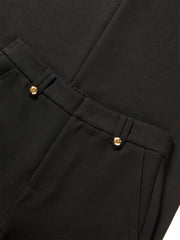 Women's Solid Wide-Leg Pants