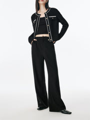 Women's Solid Wide-Leg Pants
