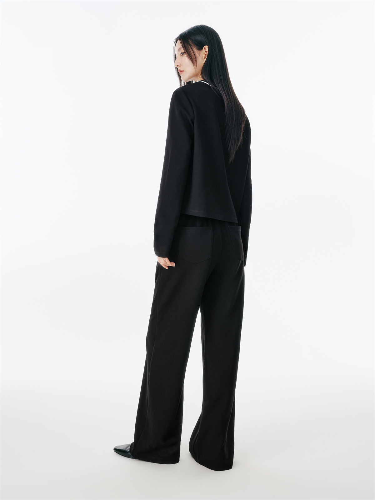 Women's Solid Wide-Leg Pants