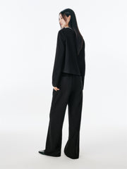 Women's Solid Wide-Leg Pants
