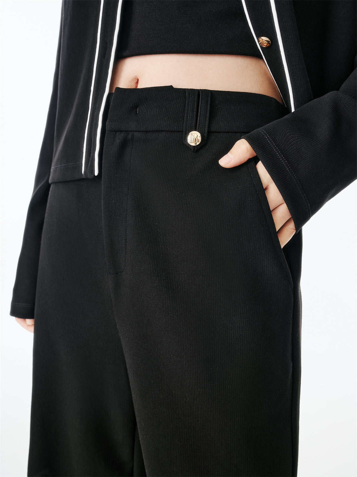 Women's Solid Wide-Leg Pants