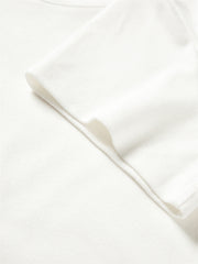 Women's Basic White Brushed T-Shirt