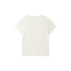 Women's Cropped Slim-Fit Letter Print T-Shirt