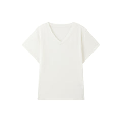 Women's Lyocell-Blend V-Neck T-Shirt