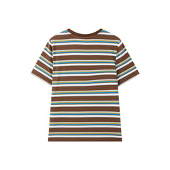 Women's Vintage Contrast Stripe T-Shirt